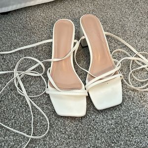 Lace up heels